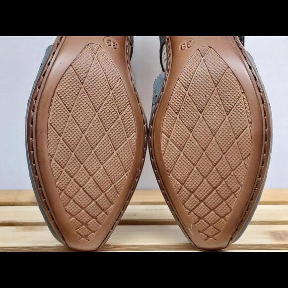 Rieker Womens | Blue | Leather MirJam Mary Jane Shoes Size 8.5 (39) - Picture 10 of 11